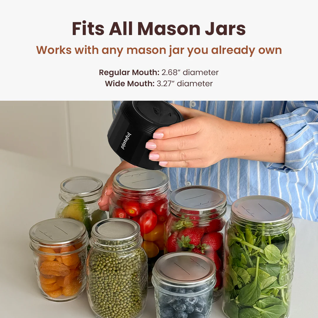 VacuFresh™ Mason Jar Vacuum Sealer - Image 4